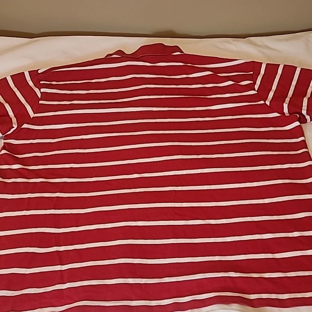 Polo by Ralph Lauren Red Striped Polo